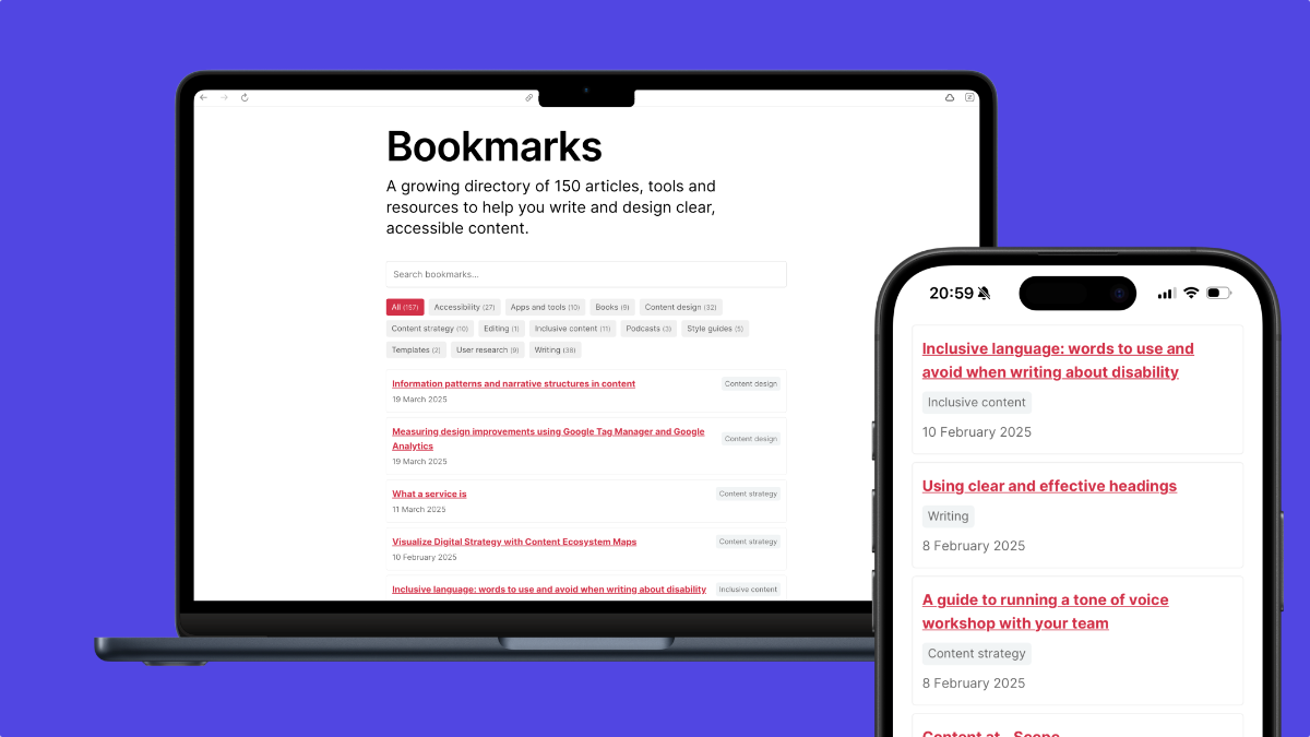 Brand new bookmarks
